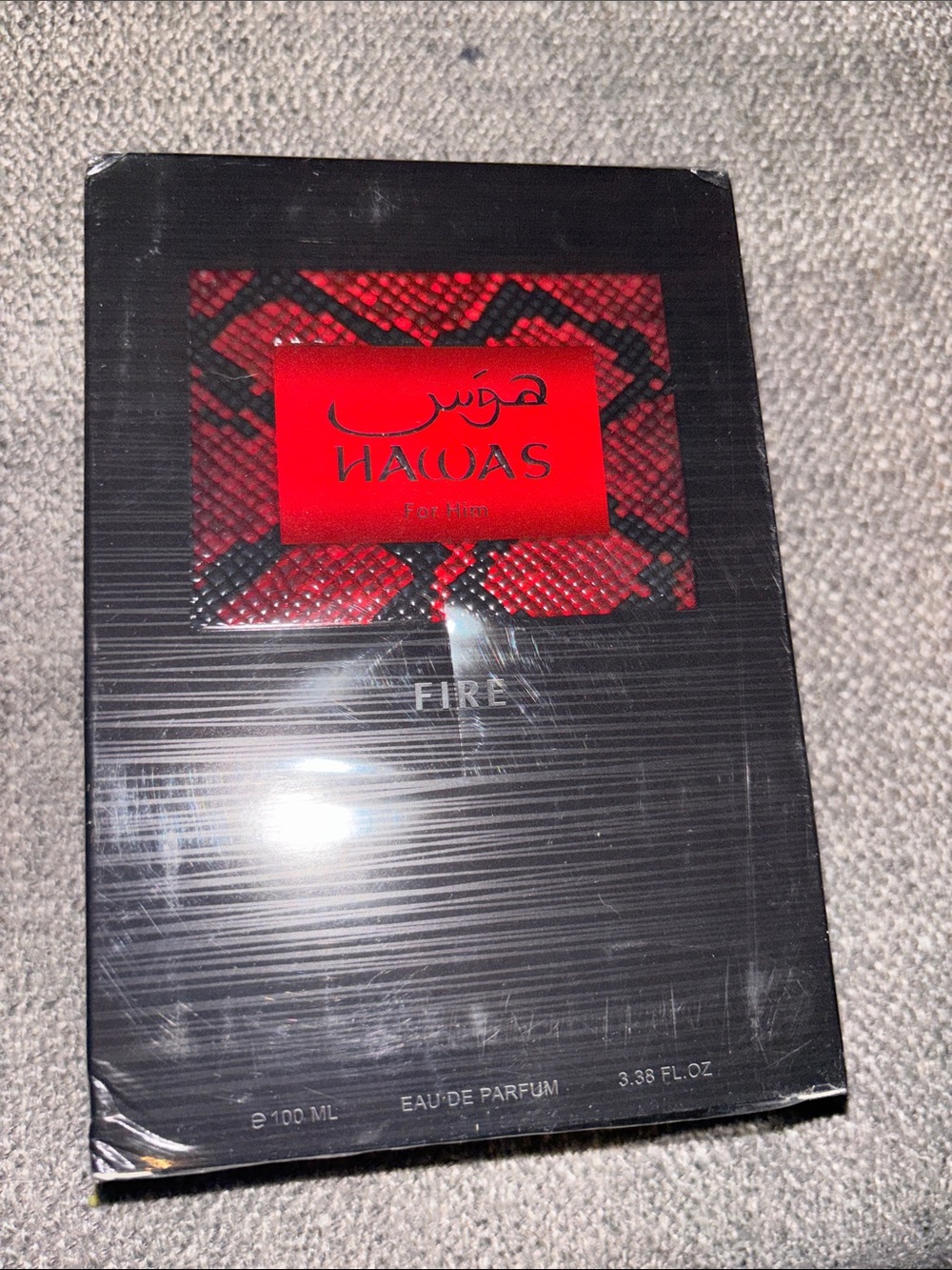 Fire Eau de Parfum for Men - Red/Black